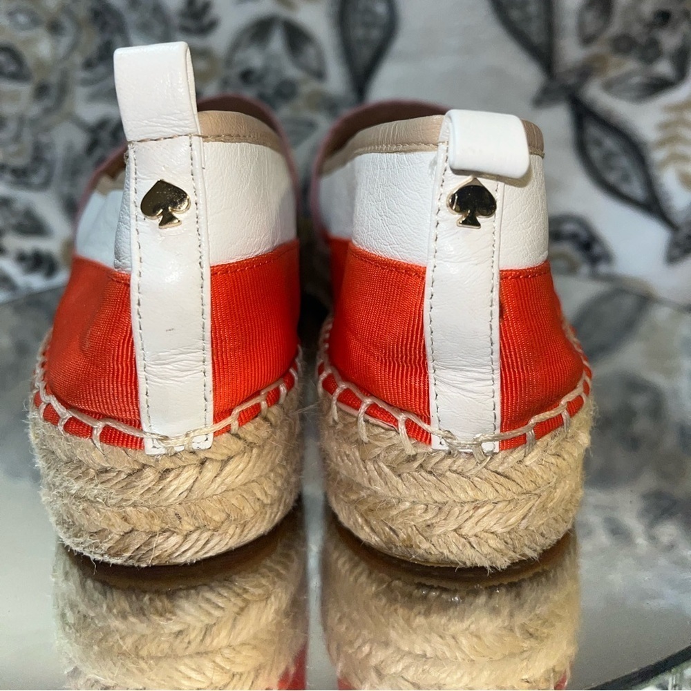 Kate Spade New York ‘Leena’ Rainbow Leather Espadrilles Sz 10. - Picture 4 of 16